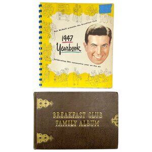 1940s Breakfast Club Family Album and 1947 Yearbook Collectible Books